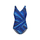 Ten Cate Ten Cate Ladies Correcting Swimsuit Soft Cup Blue Striped