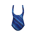 Ten Cate Ten Cate Dames Corrigerend Badpak Soft Cup Blauw Gestreept