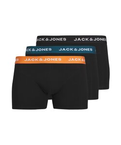 Jack & Jones Men's Boxer Shorts Trunks JACJONAS Black 3-Pack