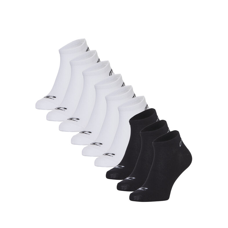 O'Neill O'Neill Men's/Women's Sneaker Socks 9-Pack White/Black