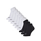 O'Neill O'Neill Men's/Women's Sneaker Socks 9-Pack White/Black