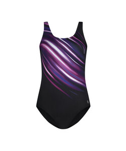 Ten Cate Women&#039;s Prosthesis Swimsuit Removable Soft Cup Purple/Black