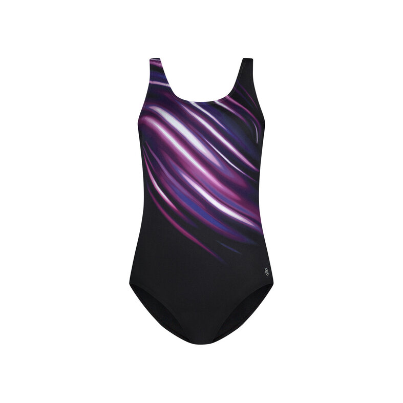 Ten Cate Ten Cate Women&#039;s Prosthesis Swimsuit Removable Soft Cup Purple/Black