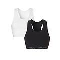 O'Neill O'Neill Dames Short Top 2-Pack Wit/Zwart