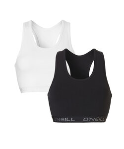 O'Neill Women's Short Top 2-Pack White/Black