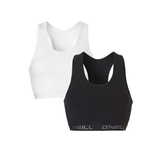 O'Neill Women's Short Top 2-Pack White/Black