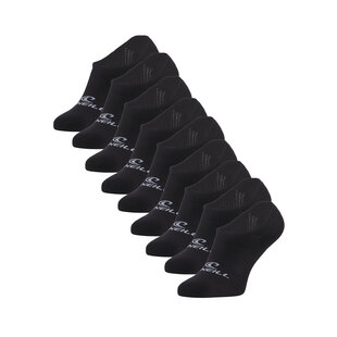 O'Neill Heren / Dames Footies Sokken No Show 9-Pack Zwart