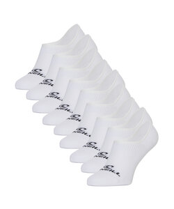 O'Neill Men's/Women's Footies Socks No Show 9-Pack White