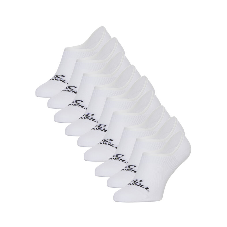 O'Neill O'Neill Heren / Dames Footies Sokken No Show 9-Pack Wit