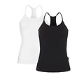 O'Neill O'Neill Dames Racerback Top 2-Pack Wit/Zwart
