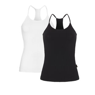 O'Neill Ladies Racerback Top 2-Pack White/Black