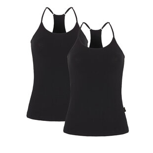 O'Neill Ladies Racerback Top 2-Pack Black