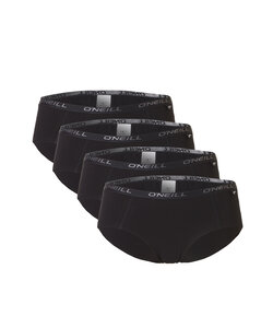 O'Neill Ladies Hipsters 4-Pack Black