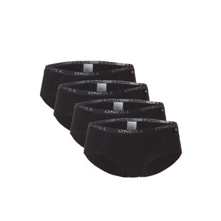 O'Neill Dames Hipsters 4-Pack Zwart