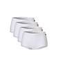 O'Neill O'Neill Ladies Boxer Shorts 4-Pack White