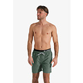 Happy Shorts Happy Shorts Heren Zwemshort Dubbele Waistband Effen Kaki