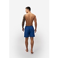 Happy Shorts Happy Shorts Men's Swim Short Double Waistband Solid Blue