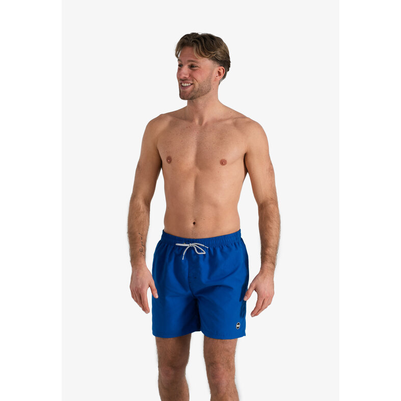 Happy Shorts Happy Shorts Heren Zwemshort Effen Blauw