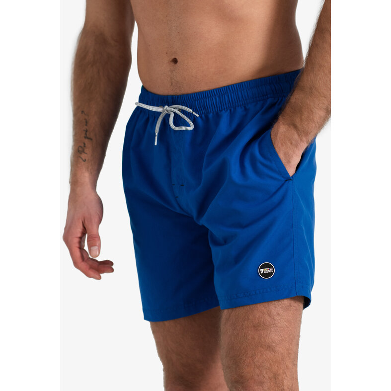 Happy Shorts Happy Shorts Heren Zwemshort Effen Blauw