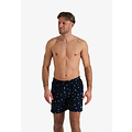 Happy Shorts Happy Shorts Heren Zwemshort Strand Donkerblauw Print