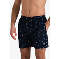 Happy Shorts Happy Shorts Heren Zwemshort Strand Donkerblauw Print