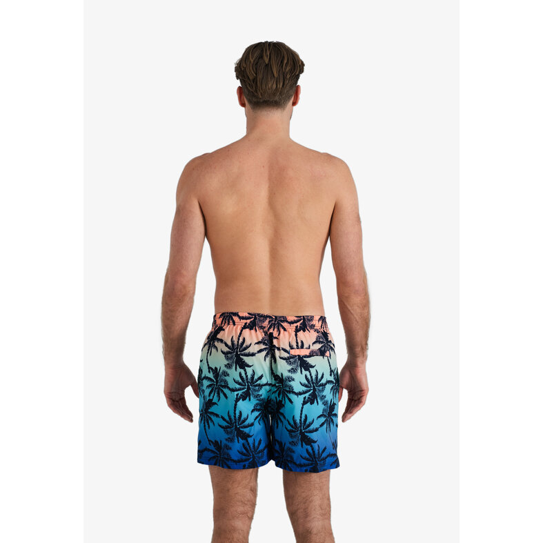 Happy Shorts Happy Shorts Men's Swim Short Palm Trees Colorflow Print