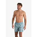 Happy Shorts Happy Shorts Heren Zwemshort Palmbladeren Blauwgrijs Print
