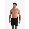 Happy Shorts Happy Shorts Heren Zwemshort Palmbladeren Zwart/Jungle Groen Print