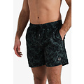 Happy Shorts Happy Shorts Heren Zwemshort Palmbladeren Zwart/Jungle Groen Print