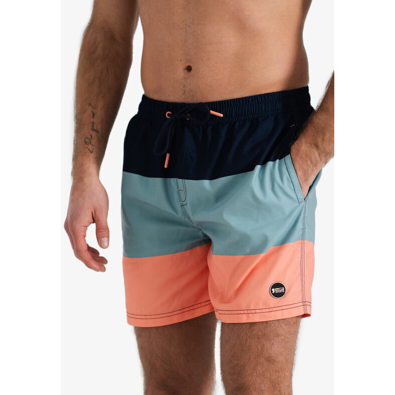 Happy Shorts Happy Shorts Men's Swim Short Colorblock Print