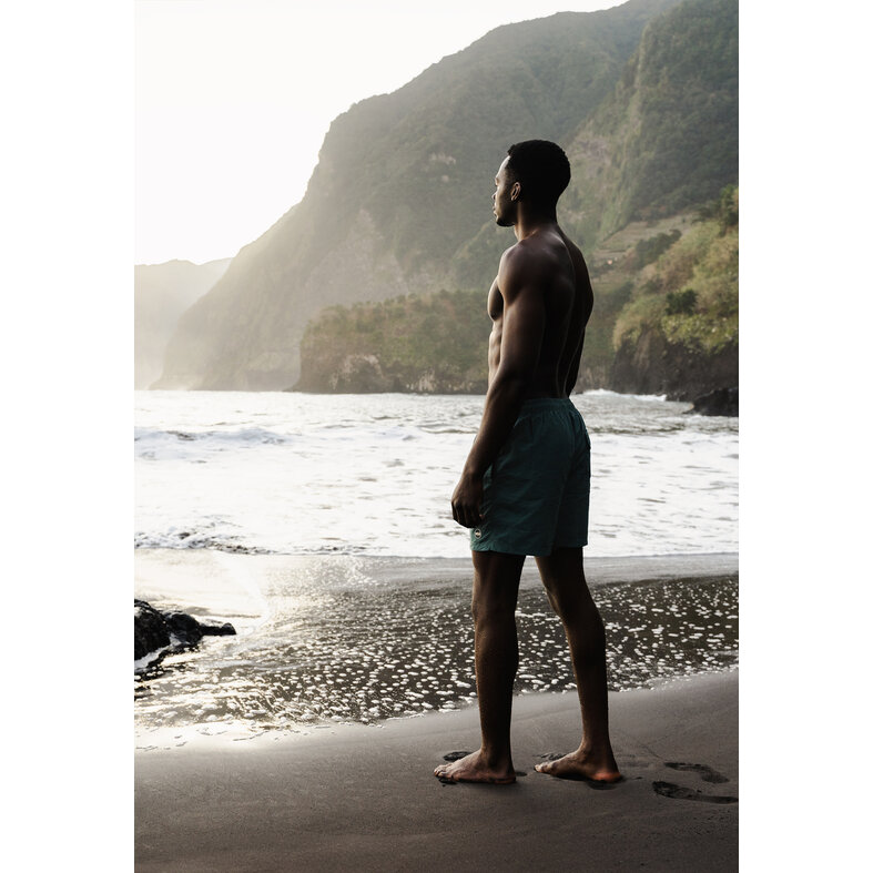 Happy Shorts Happy Shorts Men's Swim Short Solid Khaki