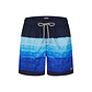 Happy Shorts Happy Shorts Heren Zwemshort Waterverf Strepen Print Blauw