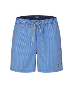 Happy Shorts Men's Swim Short Blue/White Striped