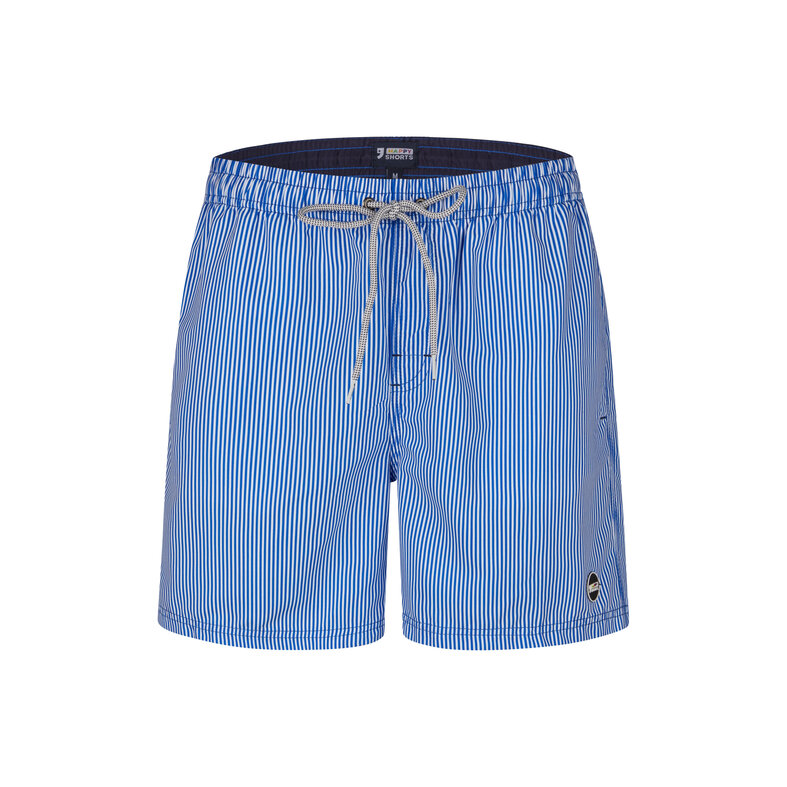 Happy Shorts Happy Shorts Heren Zwemshort Blauw/Wit Gestreept