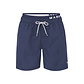 Happy Shorts Happy Shorts Men's Swim Short Double Waistband Solid Dark Blue