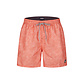 Happy Shorts Happy Shorts Men's Swim Short Palm Leaves Orange Print