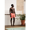 Happy Shorts Happy Shorts Heren Zwemshort Palmbladeren Oranje Print