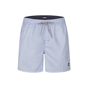 Happy Shorts Men's Swim Short Light Blue/White Striped