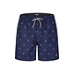 Happy Shorts Happy Shorts Heren Zwemshort Palmbomen Donkerblauw Print
