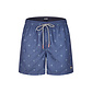 Happy Shorts Happy Shorts Heren Zwemshort Palmbomen Donkerblauw Print