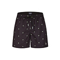 Happy Shorts Happy Shorts Men's Swim Short Palms Black Print