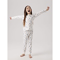 Name It Name It Girls Long Pyjama Set NKFNIGHTSET Butterfly Print Cream