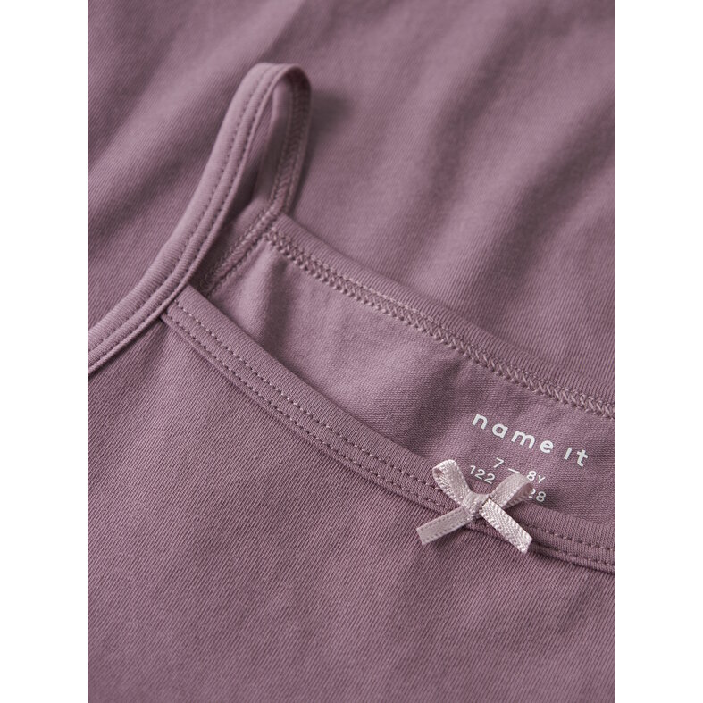 Name It Name It Girls Shirt Top NKFSTRAP 4-Pack Solid/Print Multicolor