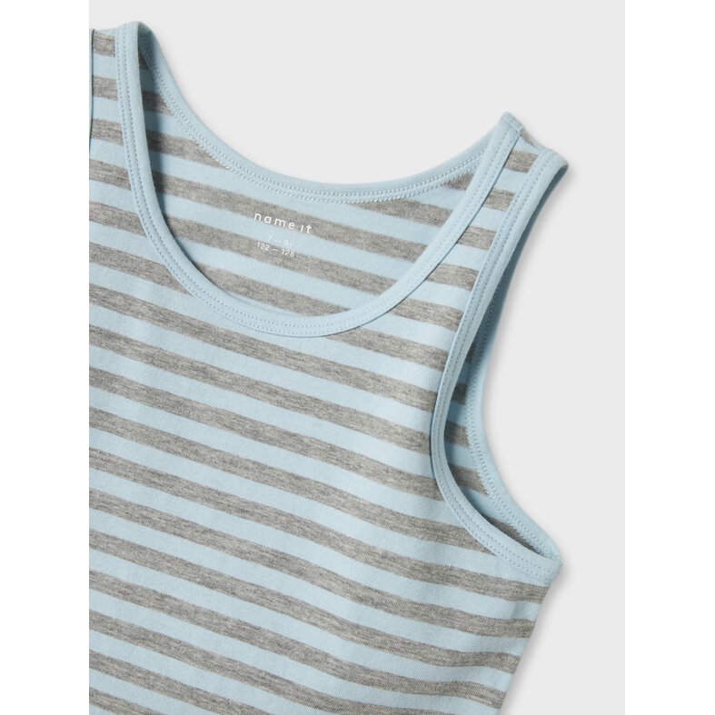 Name It Name It Boys Shirt Top NKFTANK Striped/Plain 4-Pack Multicolor