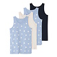 Name It Name It Meisjes Hemd Top NKFTANK Hartjes 4-Pack Multicolor