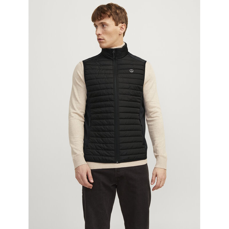 Jack & Jones Jack & Jones Heren Bodywarmer JJEMULTI Puffer Vest Zwart
