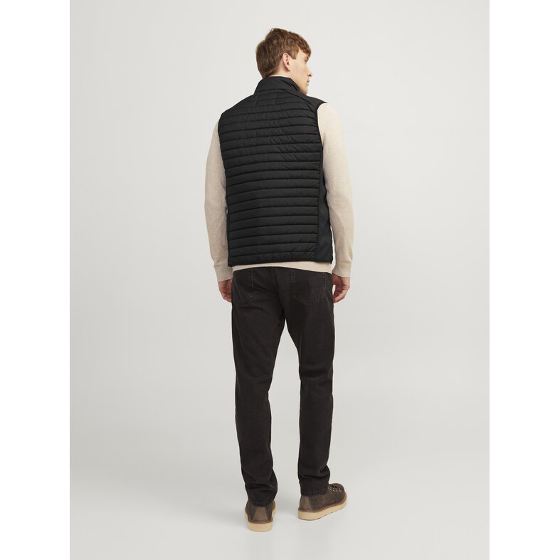 Jack & Jones Jack & Jones Heren Bodywarmer JJEMULTI Puffer Vest Zwart