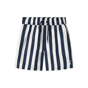 Name It Boys Swim Shorts NKMZABA Striped Dark Blue/White