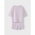 Name It Name It Meisjes Korte Pyjama Set Shortama NKFNIGHTSET Hartjes Roze
