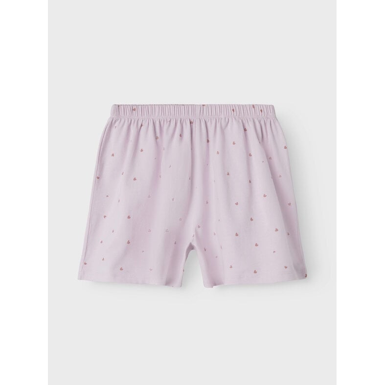 Name It Name It Girls Short Pyjama Set Shortama NKFNIGHTSET Hearts Pink